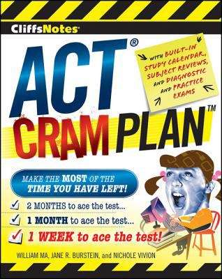 Book cover of Cliff Notes ACT Cram Plan