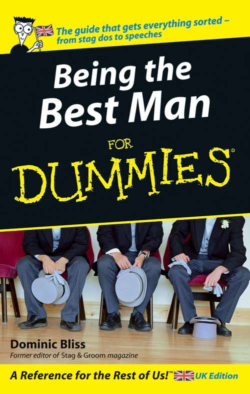 Book cover of Being the Best Man For Dummies