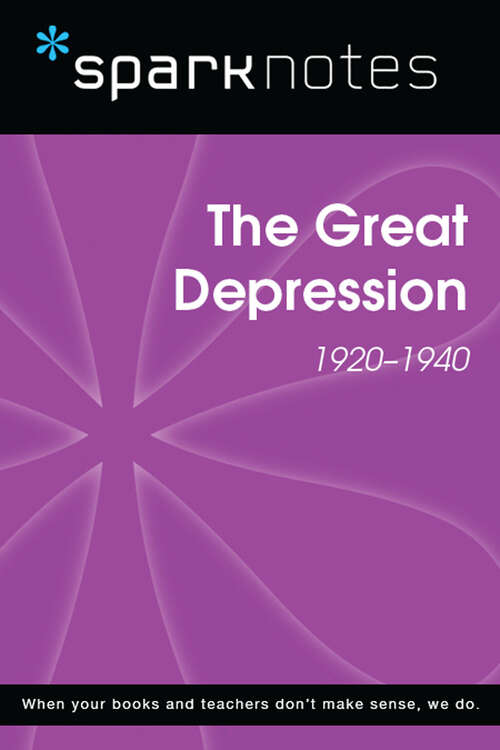 Book cover of The Great Depression (SparkNotes History Notes)