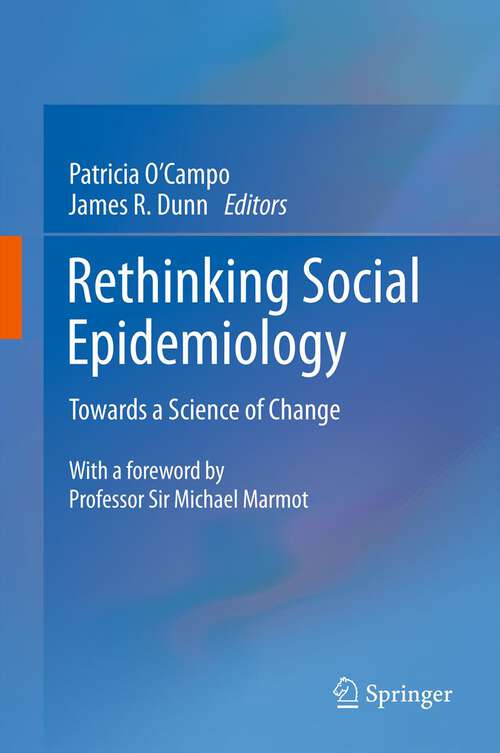 Book cover of Rethinking Social Epidemiology