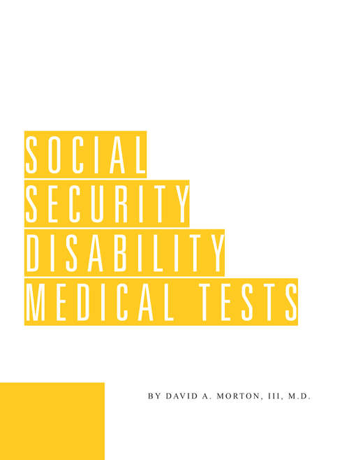 Book cover of Social Security Disability Medical Tests