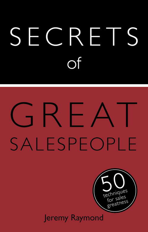 Book cover of Secrets of Great Salespeople