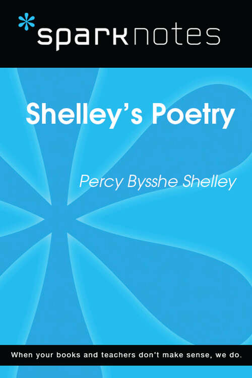 Book cover of Shelley's Poetry (SparkNotes Literature Guide Series)