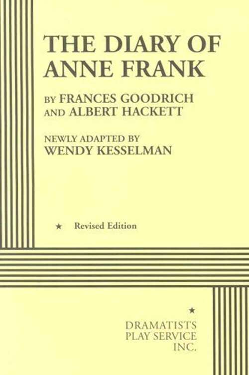 Book cover of The Diary of Anne Frank (Acting Edition for Theater Productions)