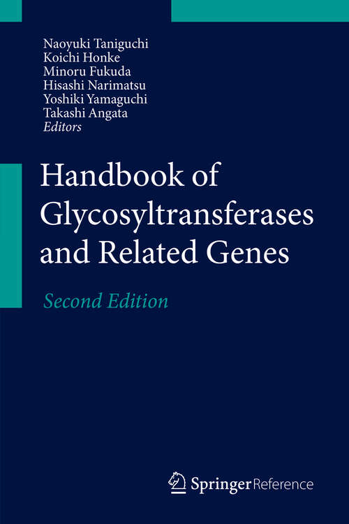 Book cover of Handbook of Glycosyltransferases and Related Genes