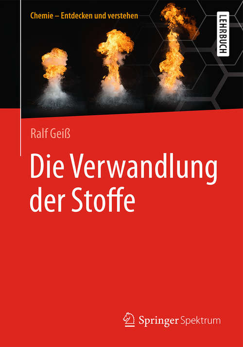 Book cover of Die Verwandlung der Stoffe