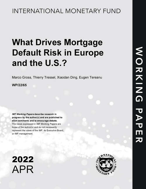 Book cover of What Drives Mortgage Default Risk in Europe and the U.S.? (Imf Working Papers)