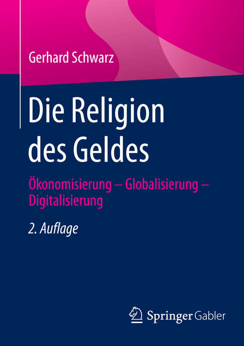 Book cover of Die Religion des Geldes