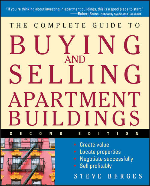 Book cover of The Complete Guide to Buying and Selling Apartment Buildings