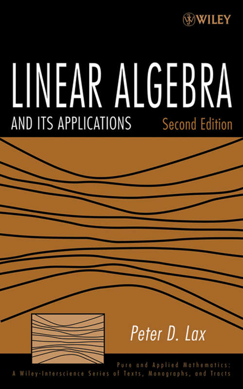Book cover of Linear Algebra and Its Applications