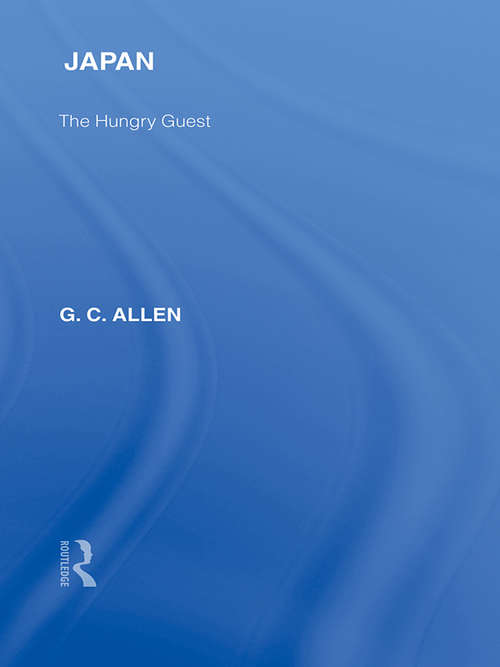 Book cover of Japan: The Hungry Guest