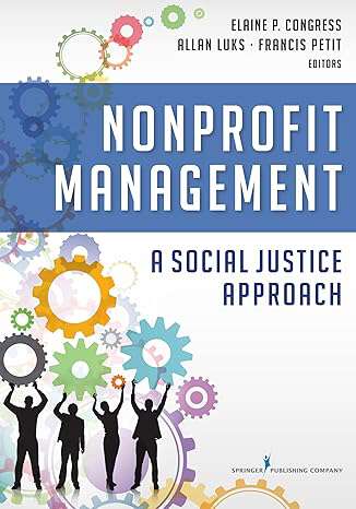 Book cover of Nonprofit Management: A Social Justice Approach