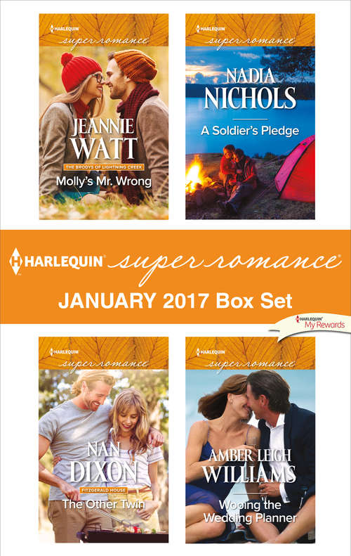 Harlequin Superromance January 2017 Box Set: Molly's Mr. Wrong\The Other Twin\A Soldier's Pledge\Wooing the Wedding Planner