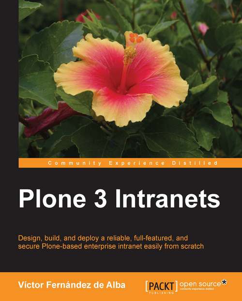 Book cover of Plone 3 Intranets