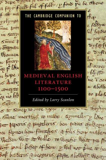 Book cover of The Cambridge Companion to Medieval English Literature 1100-1500
