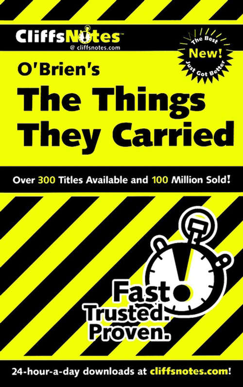 Book cover of CliffsNotes on O'Brien's The Things They Carried