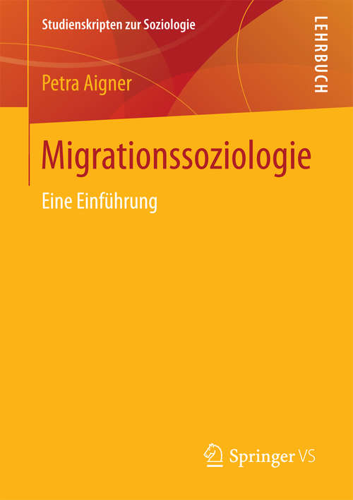 Book cover of Migrationssoziologie