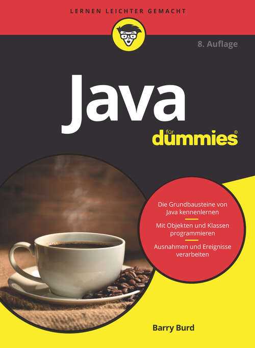 Book cover of Java für Dummies (8) (Für Dummies)