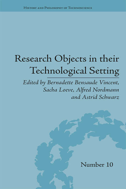Book cover of Research Objects in their Technological Setting (History and Philosophy of Technoscience)
