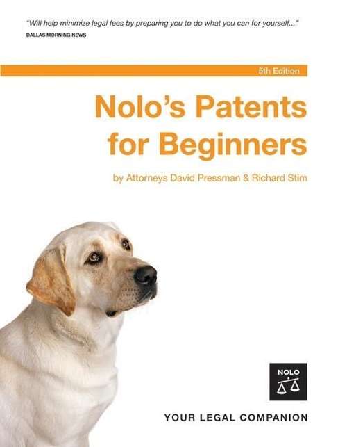 Book cover of Nolo's Patents for Beginners (5th edition)