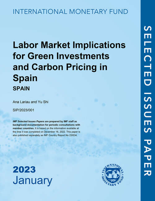 Book cover of Labor Market Implications for Green Investments and Carbon Pricing in Spain: Spain