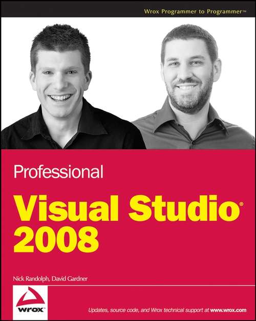 Book cover of Professional Visual Studio 2008