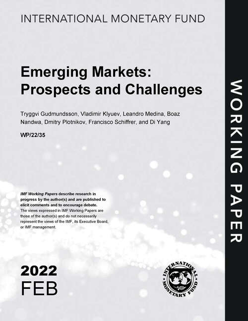 Book cover of Emerging Markets: Prospects and Challenges (Imf Working Papers)