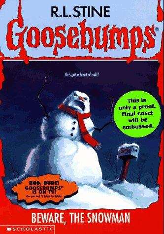 Book cover of Beware, the Snowman (Goosebumps #51)