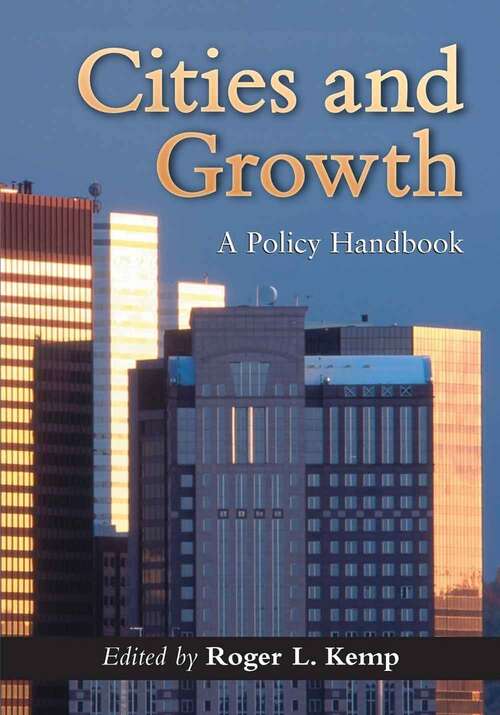 Book cover of Cities and Growth: A Policy Handbook