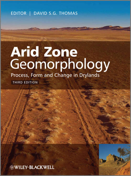 Book cover of Arid Zone Geomorphology