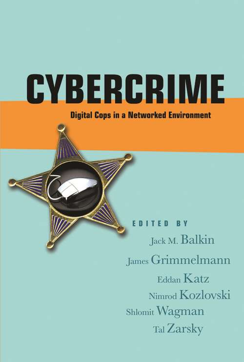 Book cover of Cybercrime