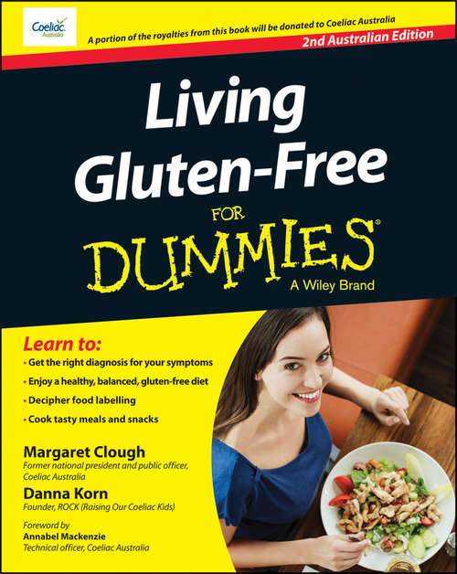 Book cover of Living Gluten-Free For Dummies - Australia: Pocket Edition (2)