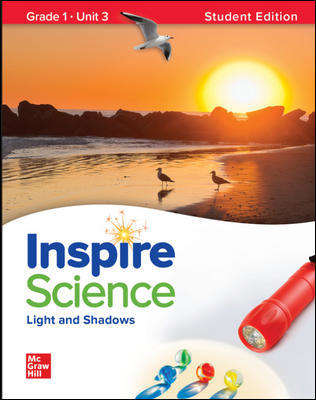 Book cover of Inspire Science, Grade 1, Unit 3: Light and Shadows