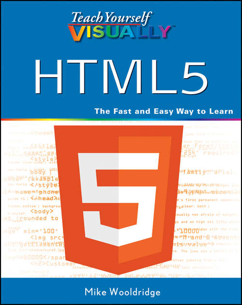 Book cover of Teach Yourself Visually HTML5