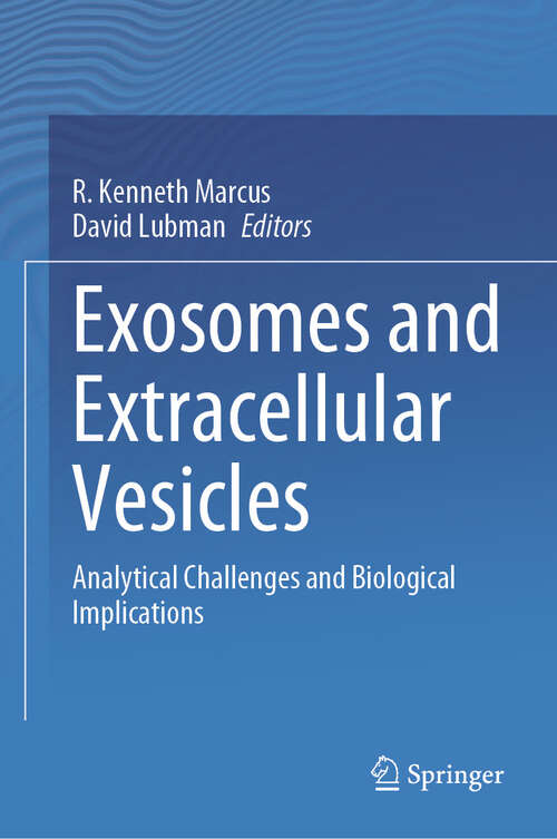 Book cover of Exosomes and Extracellular Vesicles: Analytical Challenges and Biological Implications