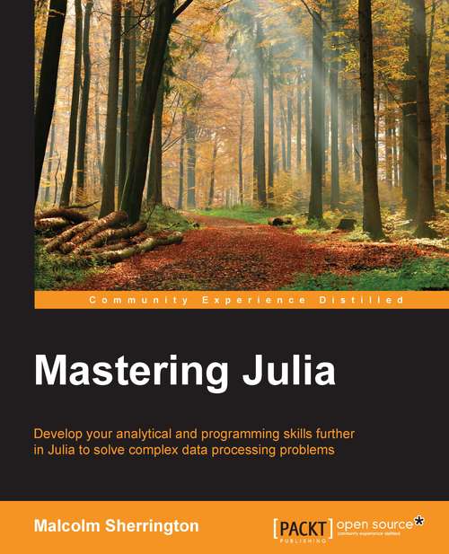 Book cover of Mastering Julia