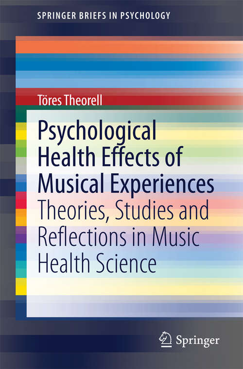 Book cover of Psychological Health Effects of Musical Experiences