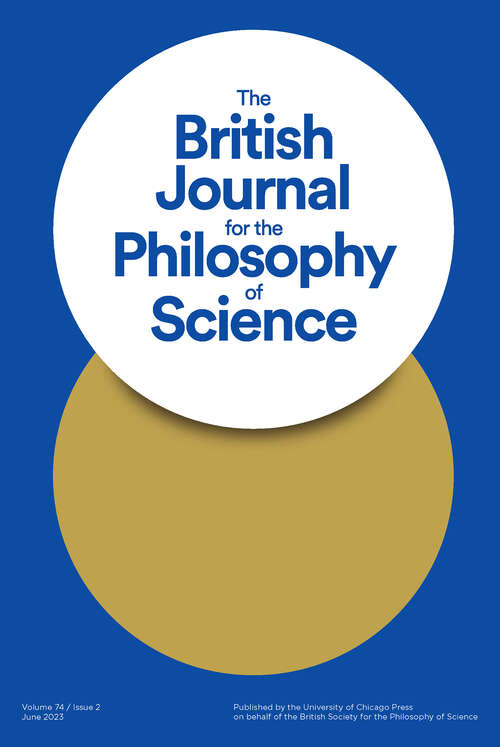 Book cover of The British Journal for the Philosophy of Science, volume 74 number 2 (June 2023)