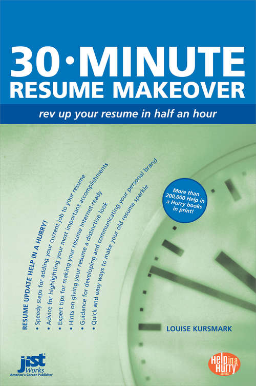 Book cover of 30-Minute Resume Makeover