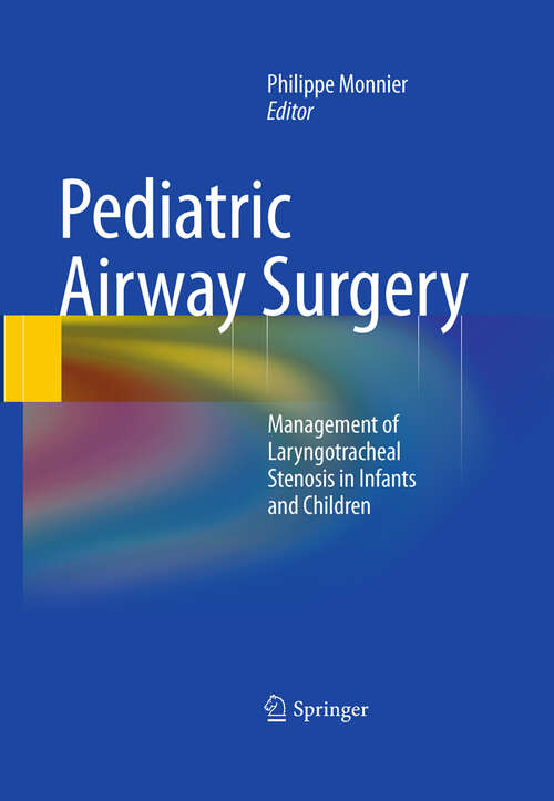 Book cover of Pediatric Airway Surgery