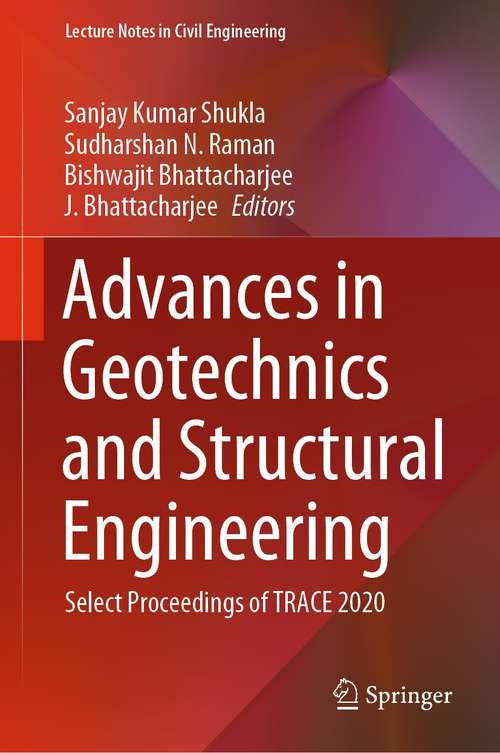 Cover image of Advances in Geotechnics and Structural Engineering