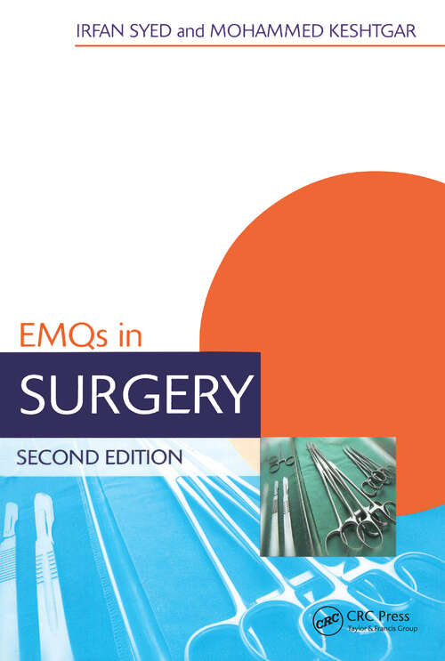 Book cover of EMQs in Surgery 2E