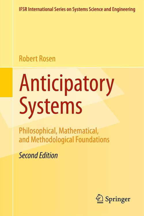 Book cover of Anticipatory Systems