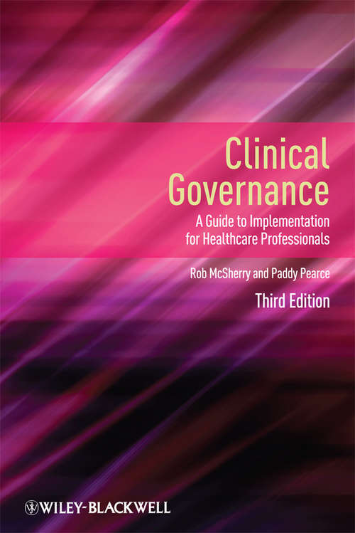 Book cover of Clinical Governance