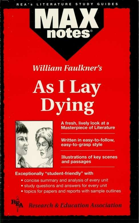 Book cover of As I Lay Dying (MAXNotes Literature Guides)