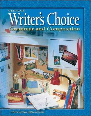 Book cover of Glencoe Writer’s Choice Grammar and Composition (Grade 6)