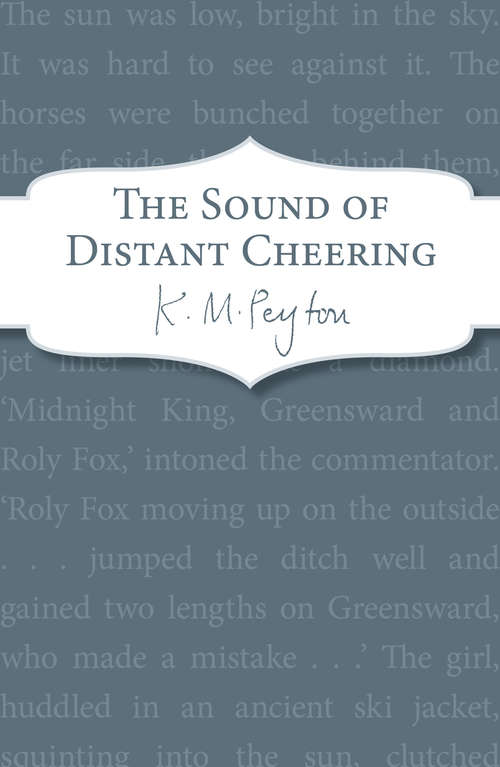 Book cover of The Sound Of Distant Cheering