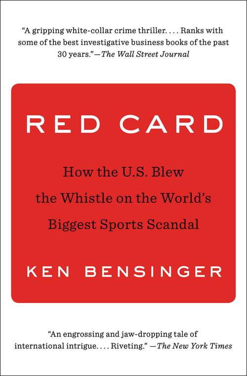 Book cover of Red Card: How the U.S. Blew the Whistle on the World's Biggest Sports Scandal