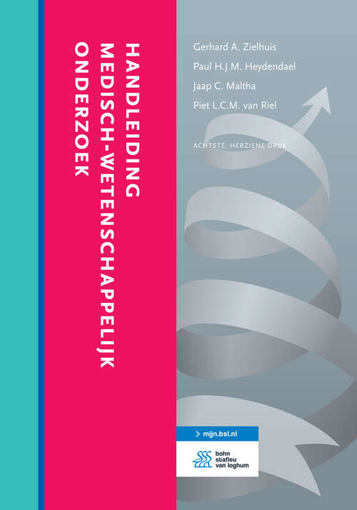 Book cover of Handleiding medisch wetenschappelijk onderzoek