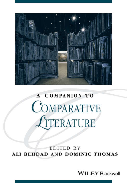 Book cover of A Companion to Comparative Literature